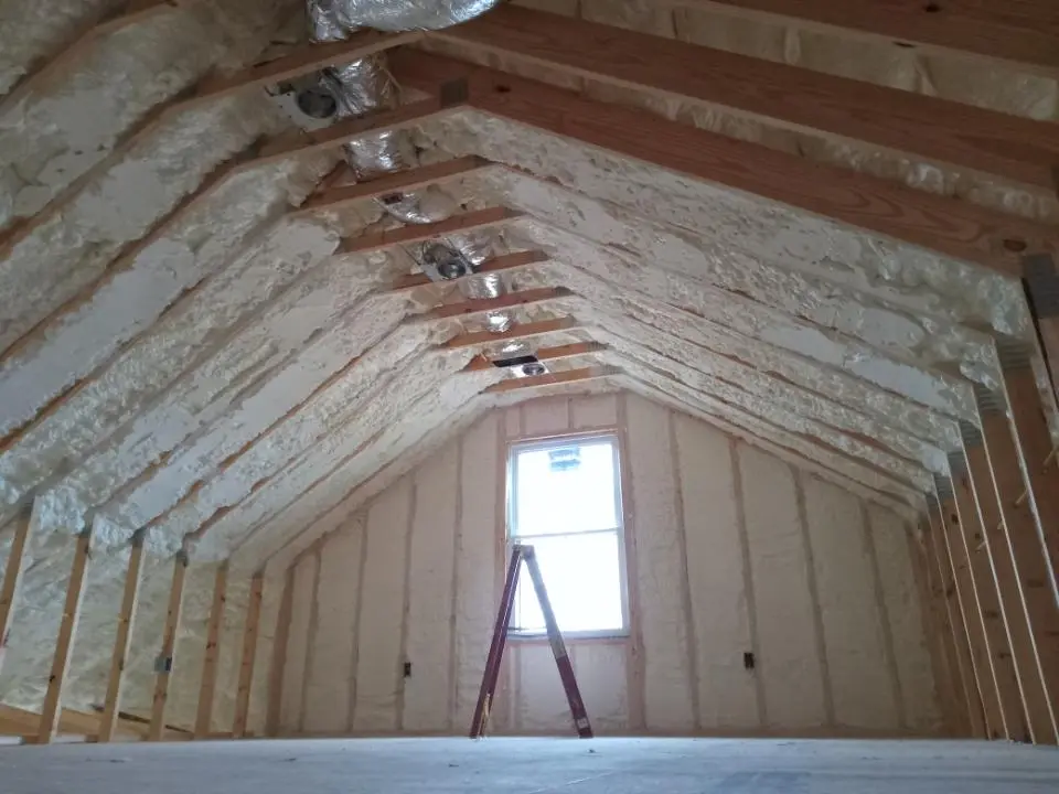 Spray foam roofing application for Crawl Space Insulation project in Pacifica